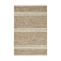 Malta Handwoven Wool Rug - Natural