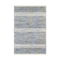 Malta Handwoven Wool Rug - Blue