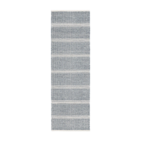 Malta Handwoven Wool Rug - Blue