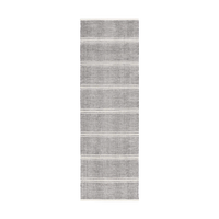 Malta Handwoven Wool Rug - Grey