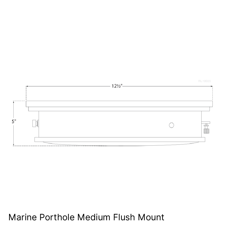 Marine Porthole Flush Mount