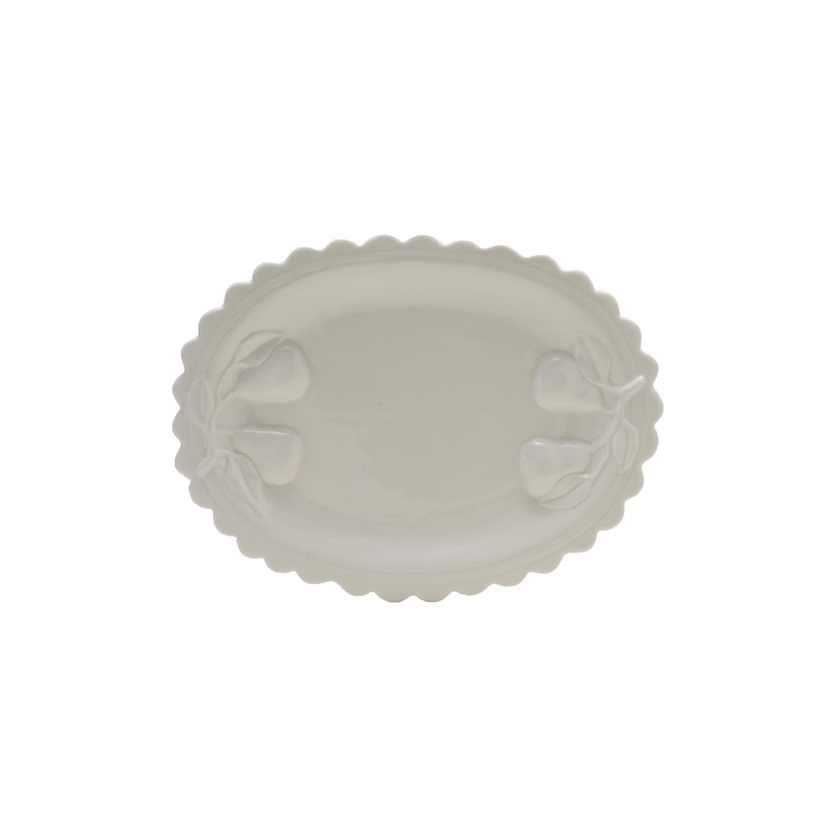 Mila Scalloped Pear Platter