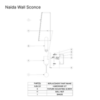 Naida Wall Sconce