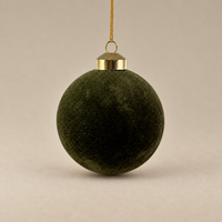 Noelle Green Velvet Ornament