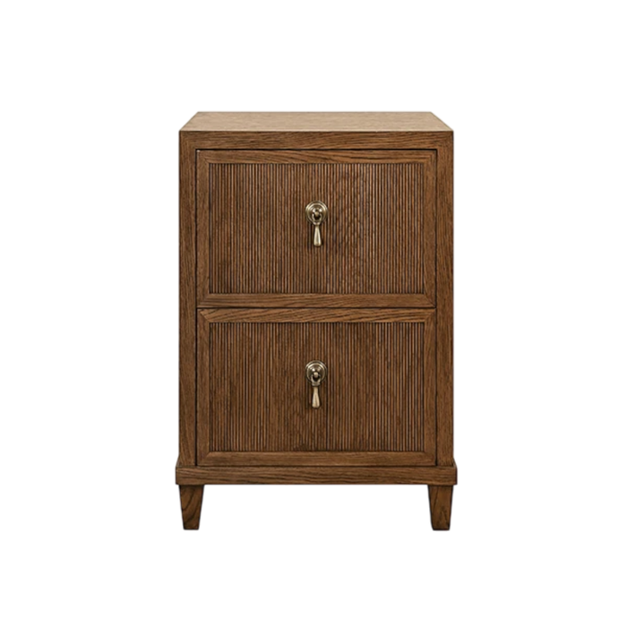 Hugh Nightstand - Provincial Brown