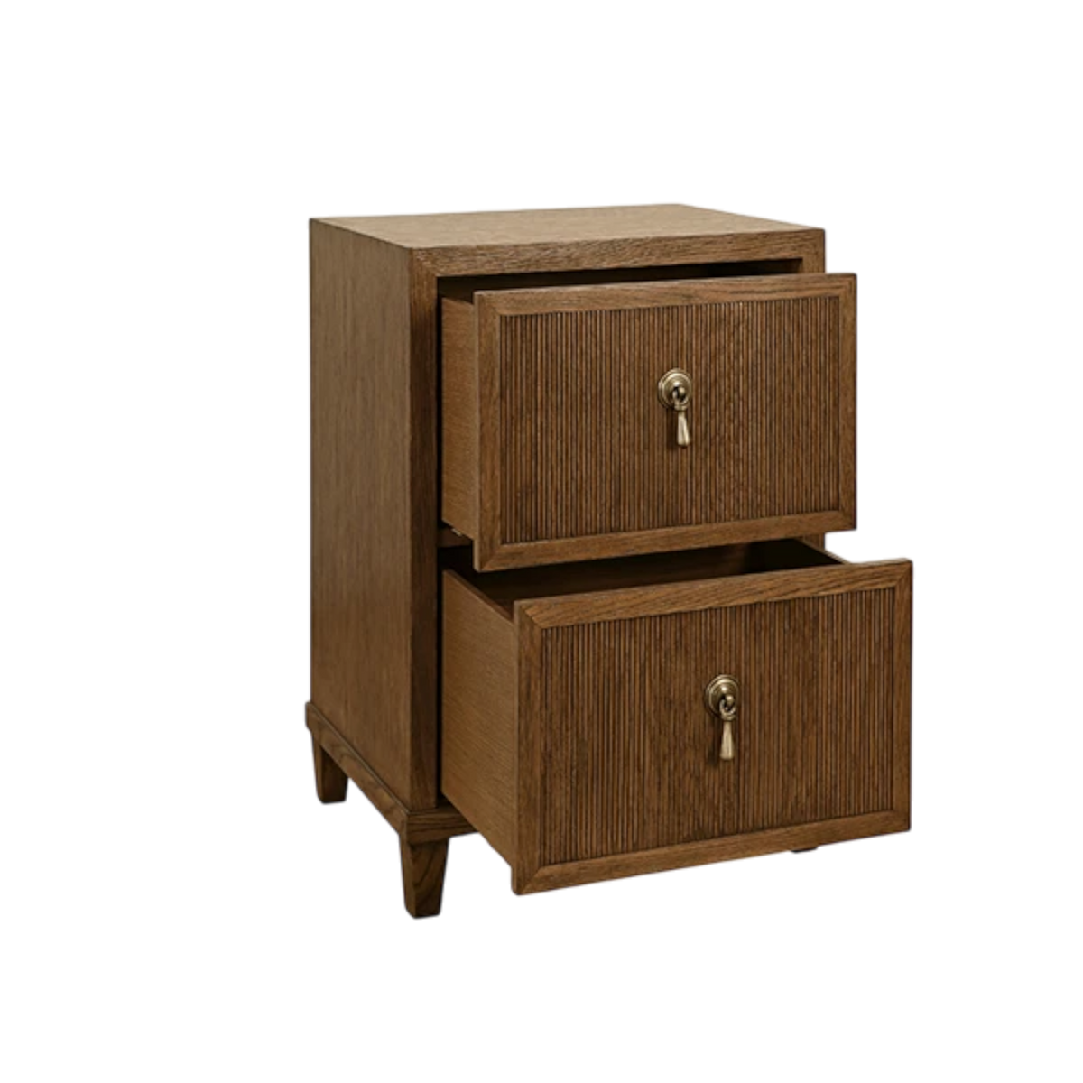 Hugh Nightstand - Provincial Brown
