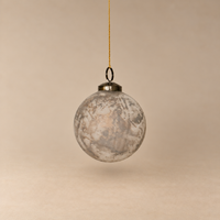 Antique Marbled Glass Ornament