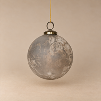 Antique Marbled Glass Ornament