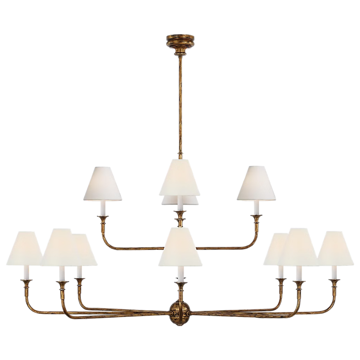 Piaf Grande Two-Tier Chandelier