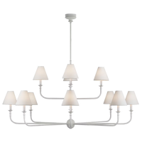 Piaf Grande Two-Tier Chandelier
