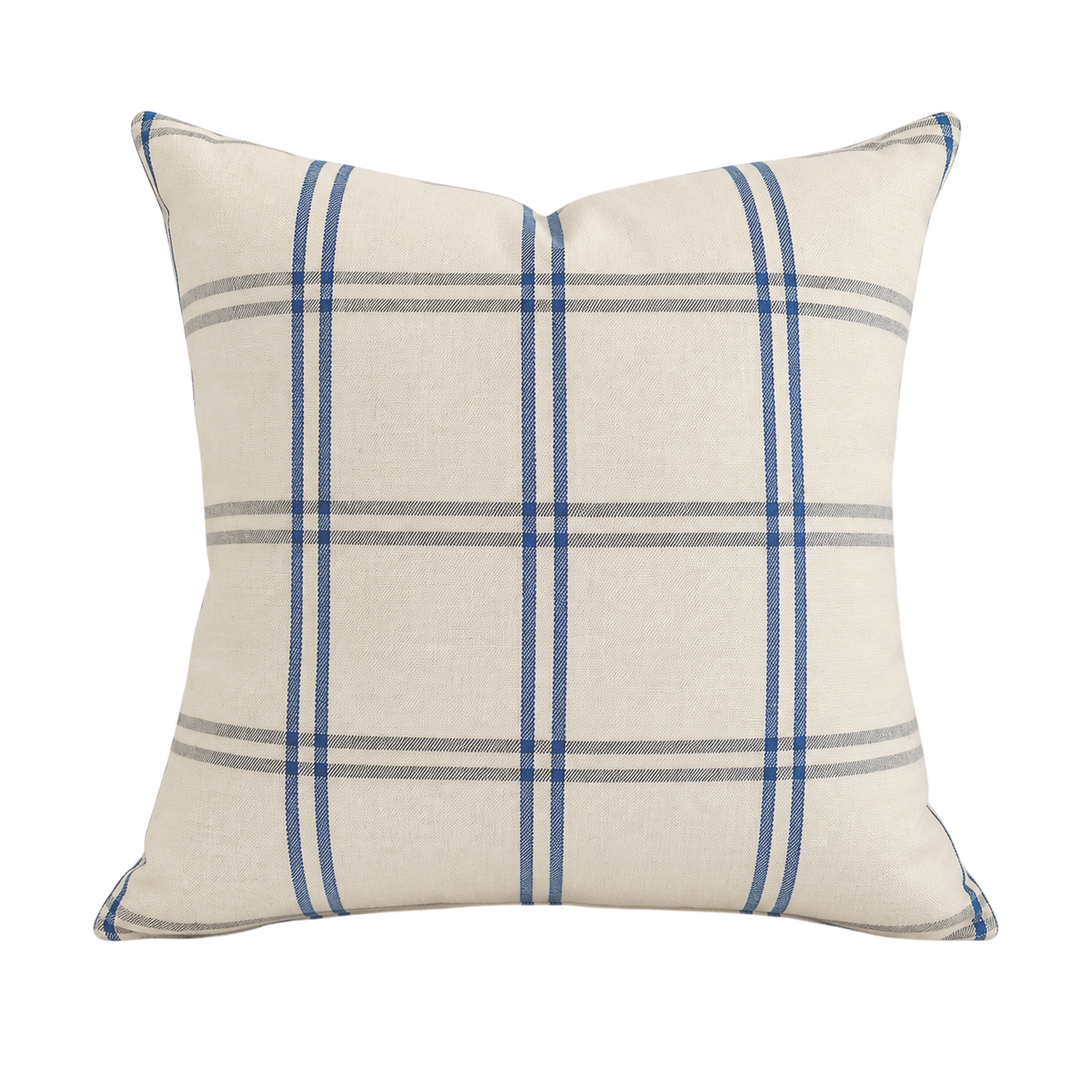 Window Pane Plaid Pillow Cover - Navy