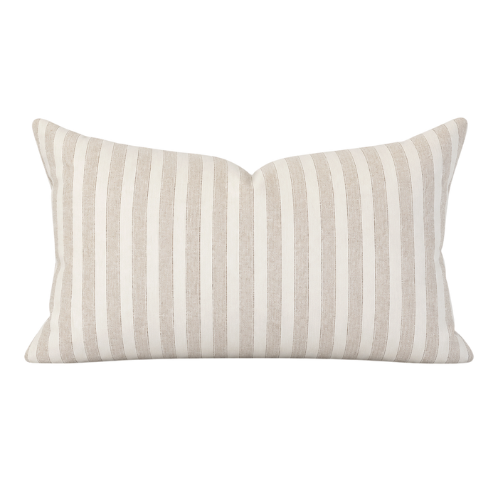 Finn Lumbar Pillow Cover - Linen