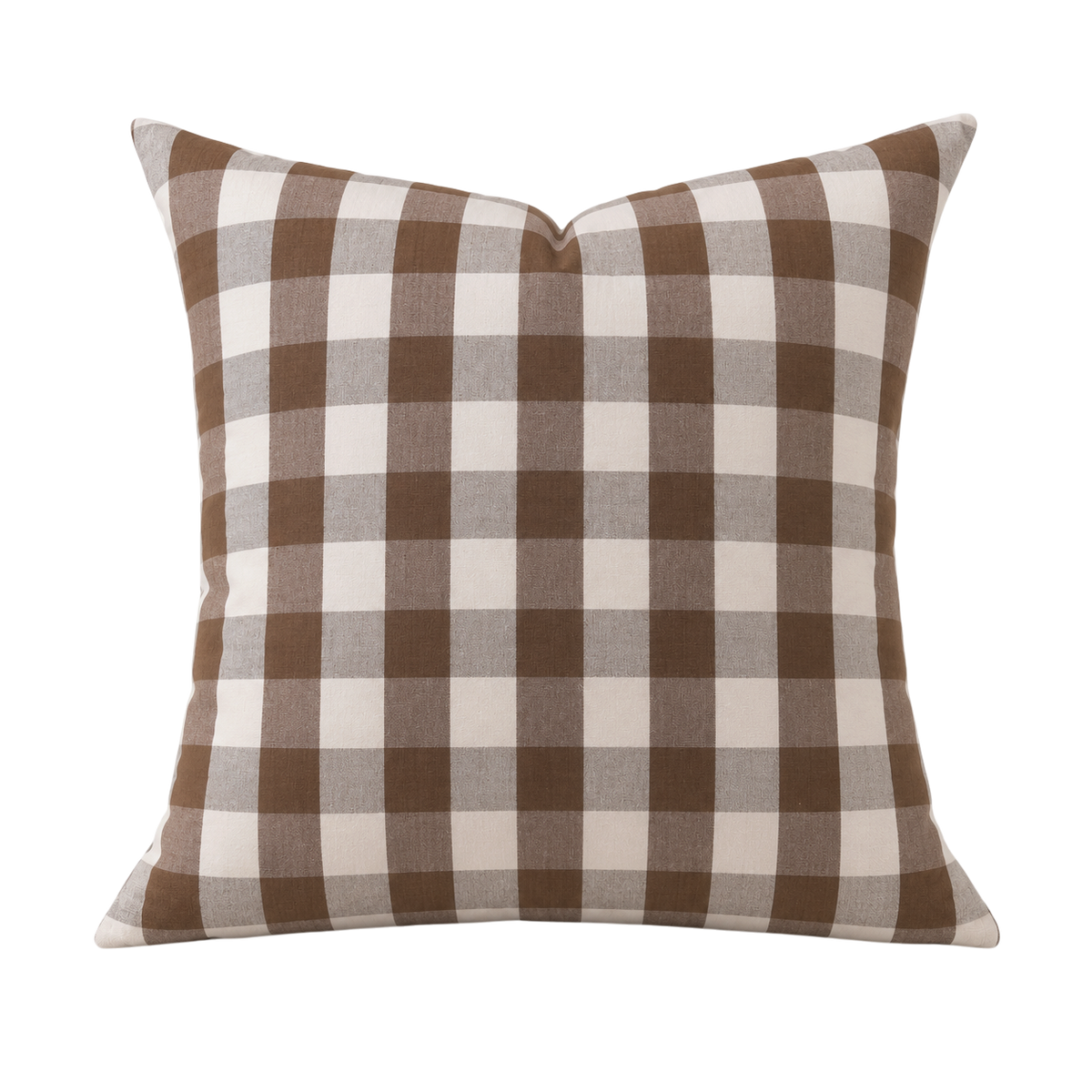 Country Check Pillow Cover