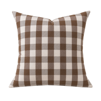 Country Check Pillow Cover