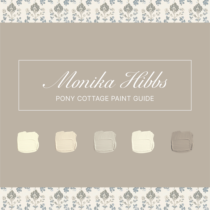 Pony Cottage Paint Guide