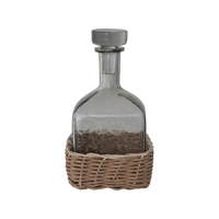 Remy Rattan & Glass Carafe