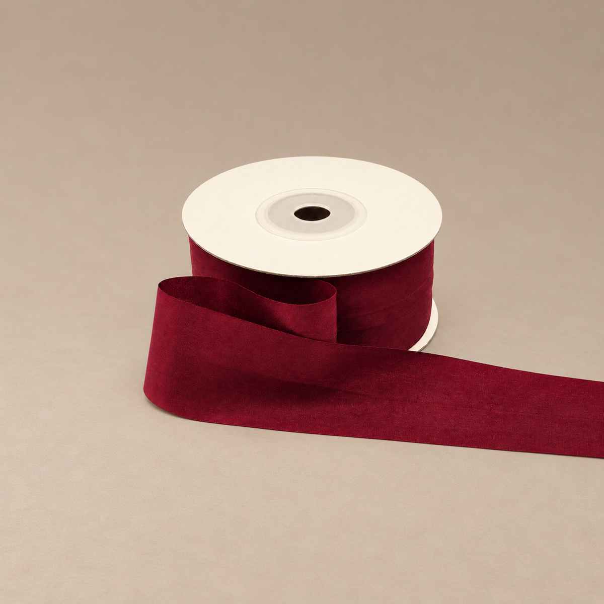 Hand-Dyed Silk Ribbon - Holly Red