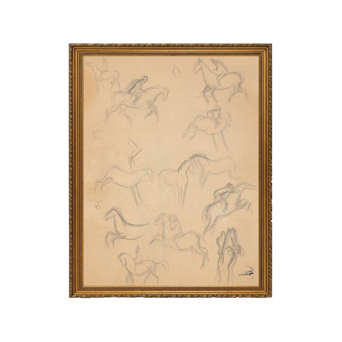 Riding Horses - Unframed Art