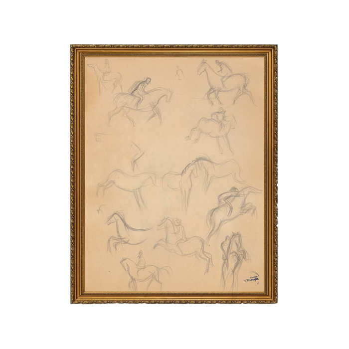 Riding Horses - Unframed Art
