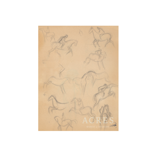 Riding Horses - Unframed Art