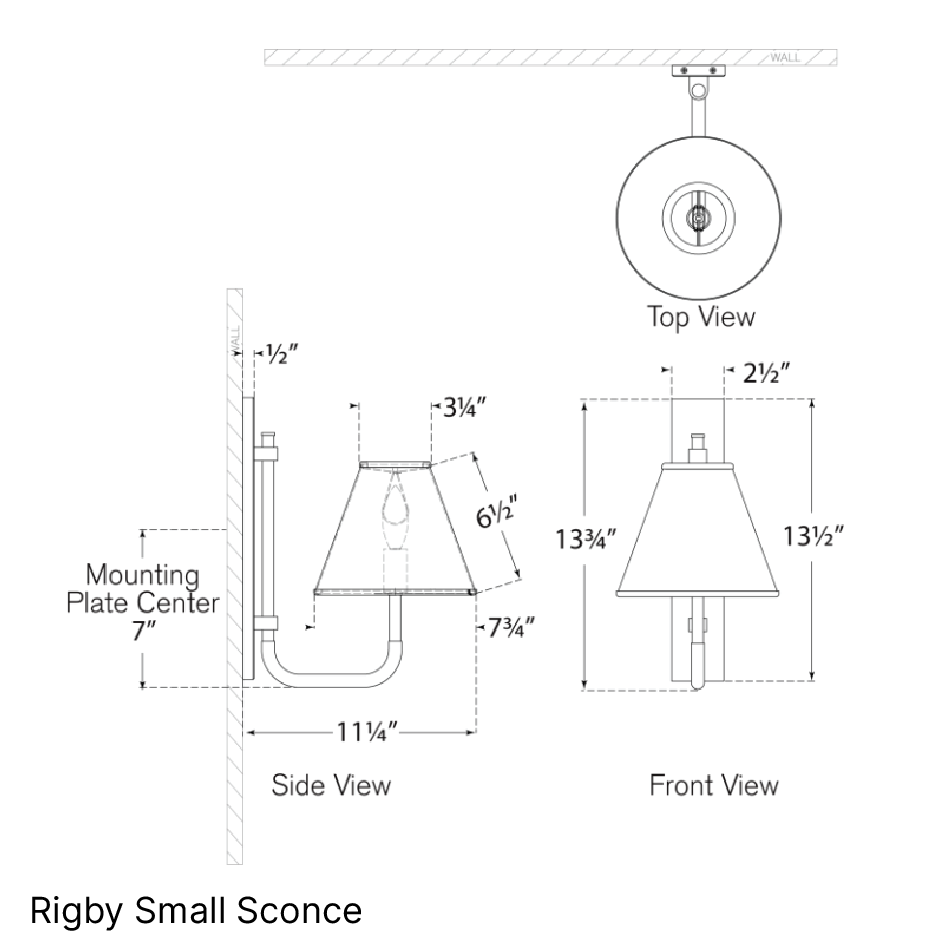 Rigby Small Sconce