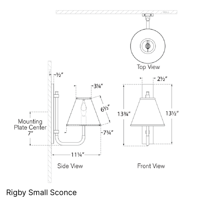 Rigby Small Sconce