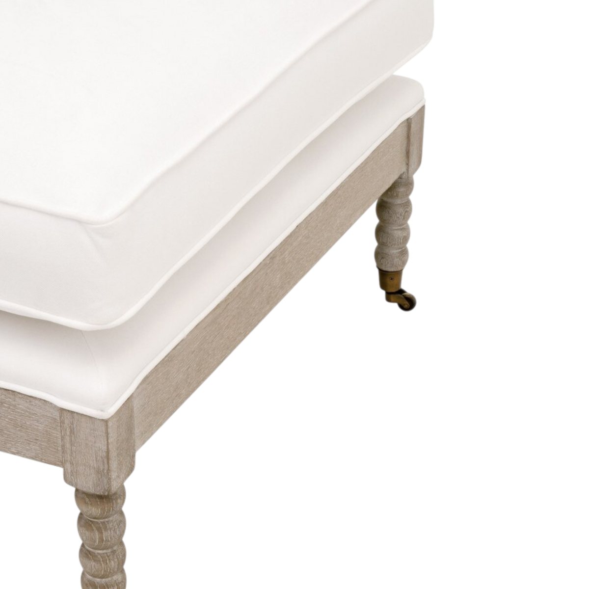 Rouleau Chaise Lounge - White