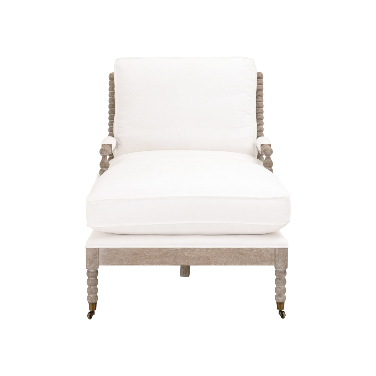 Rouleau Chaise Lounge - White