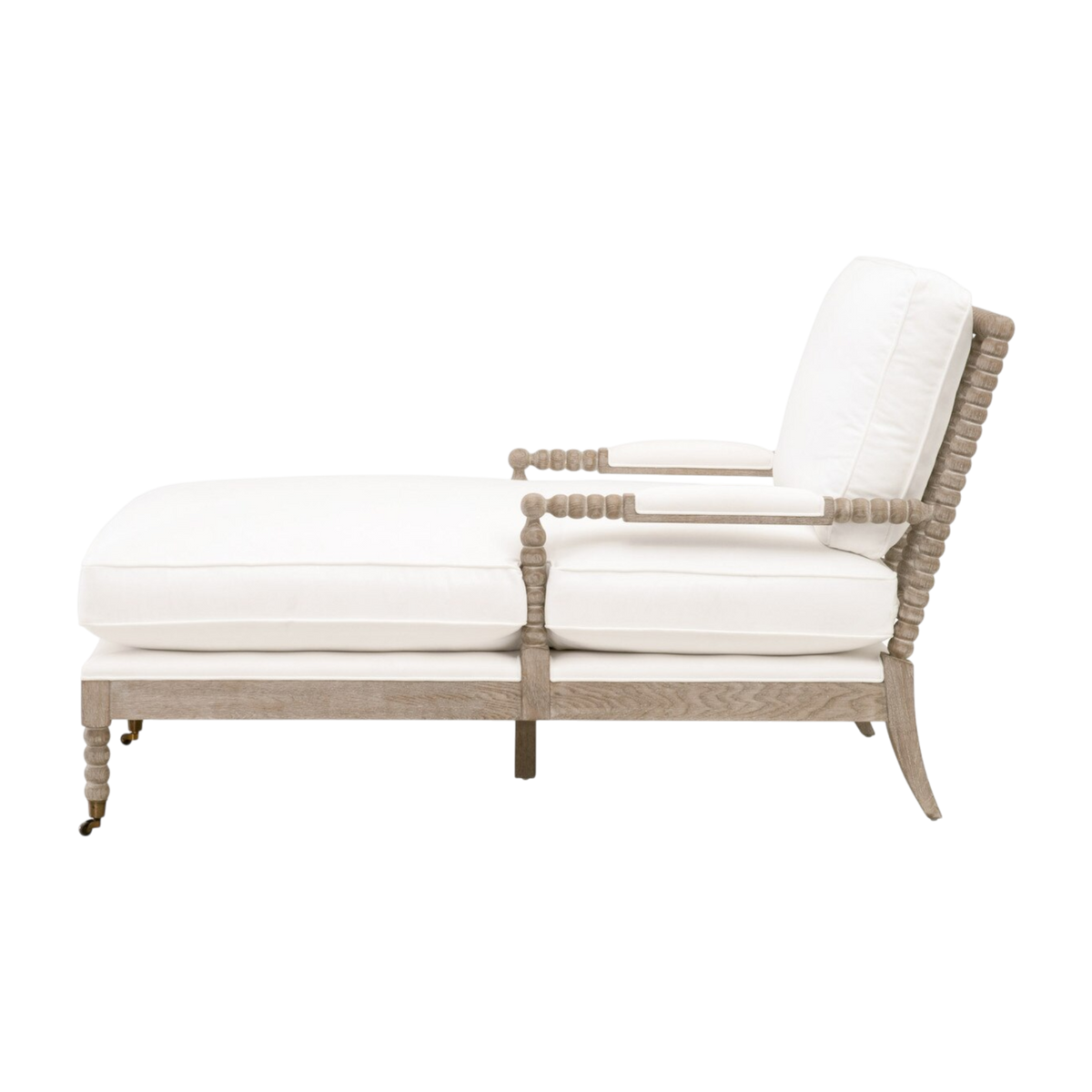 Rouleau Chaise Lounge - White