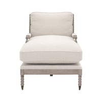 Rouleau Chaise Lounge - Linen