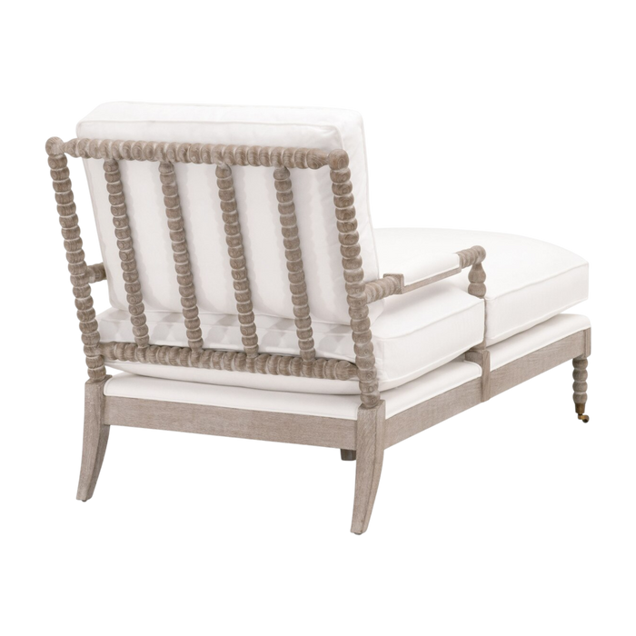 Rouleau Chaise Lounge - White