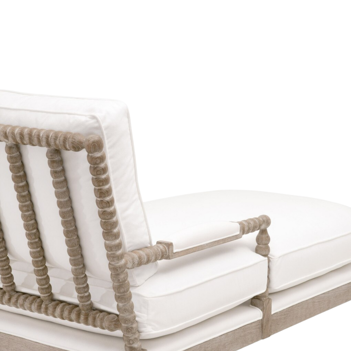Rouleau Chaise Lounge - White