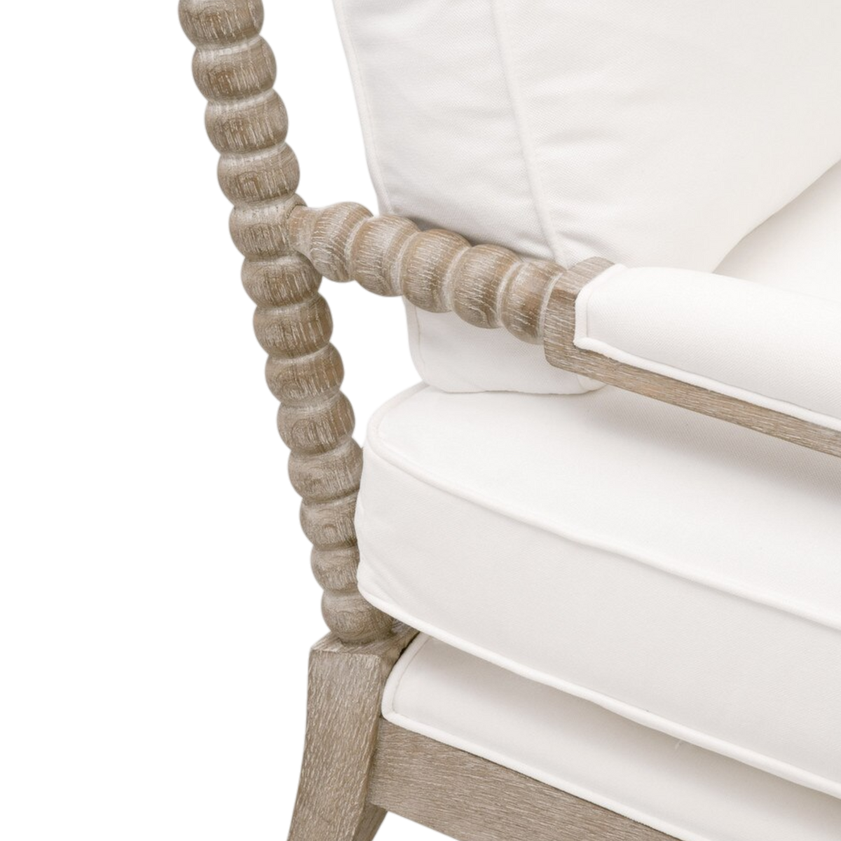 Rouleau Chaise Lounge - White