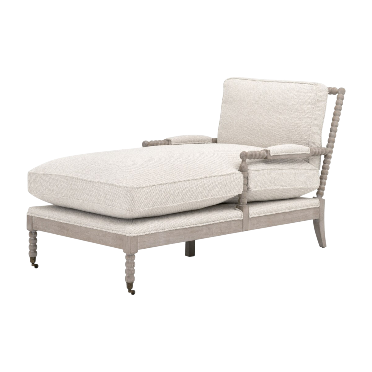 Rouleau Chaise Lounge - Linen