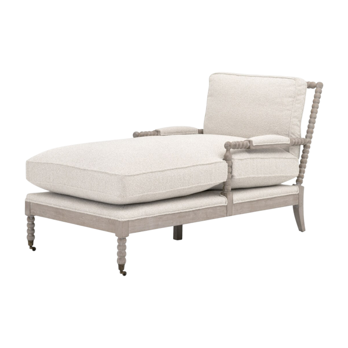 Rouleau Chaise Lounge - Linen