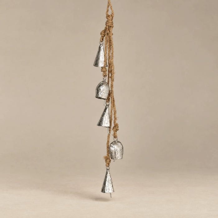 Silver Bells Jute Garland