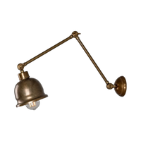 Simona Adjustable Brass Picture Light