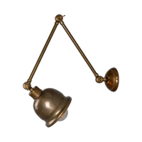 Simona Adjustable Brass Picture Light