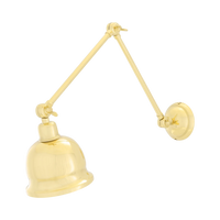 Simona Adjustable Brass Picture Light