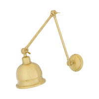 Simona Adjustable Brass Picture Light