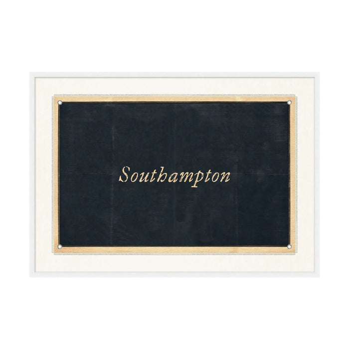 Southampton Flag Framed Artwork