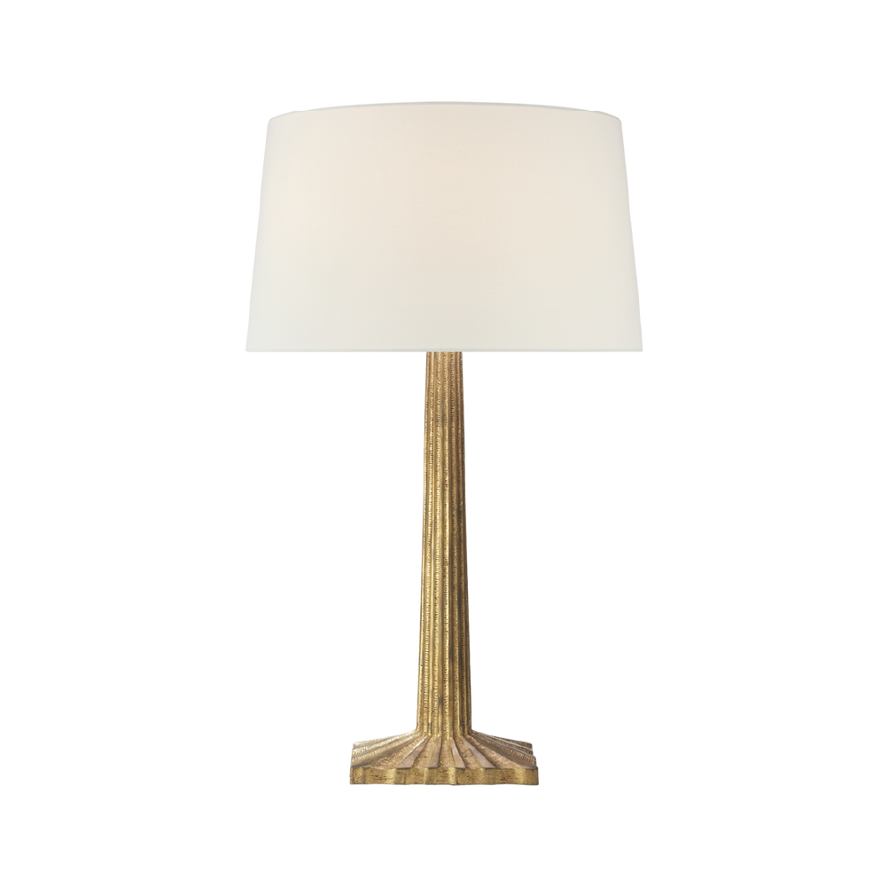 Strie Fluted Column Table Lamp