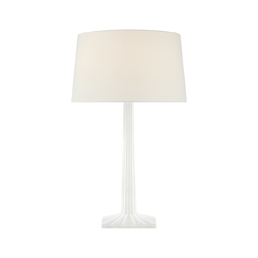Strie Fluted Column Table Lamp