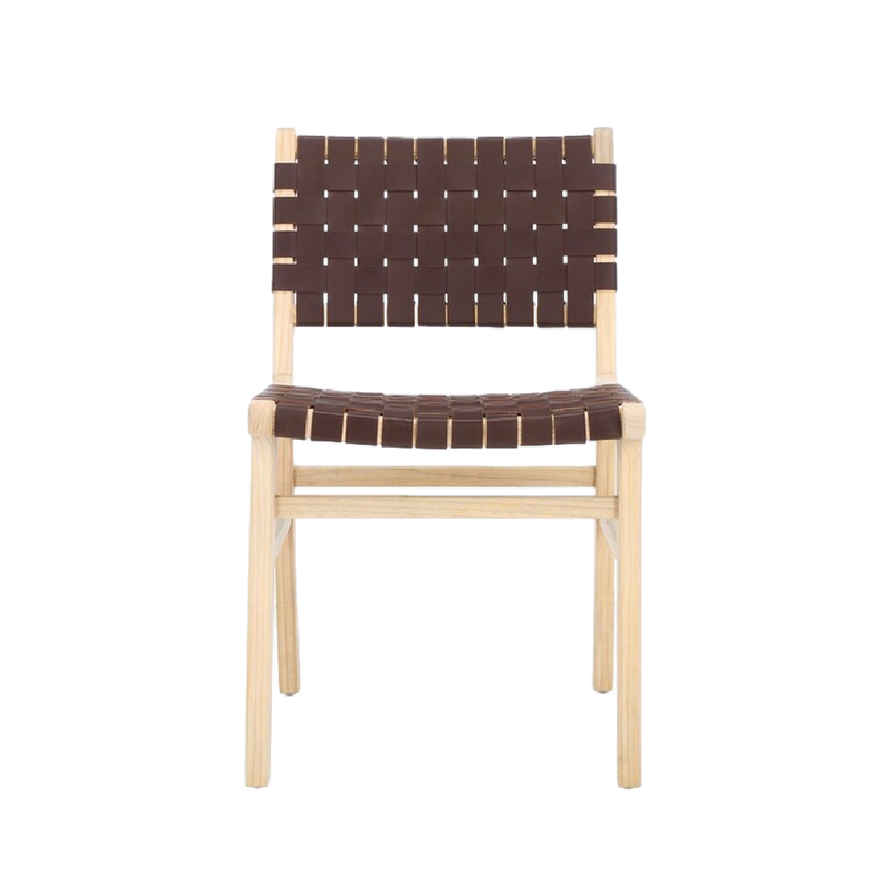 Lea Dining Chair in Cognac - Set of 2