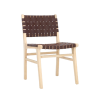 Lea Dining Chair in Cognac - Set of 2