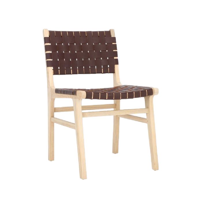 Lea Dining Chair in Cognac - Set of 2