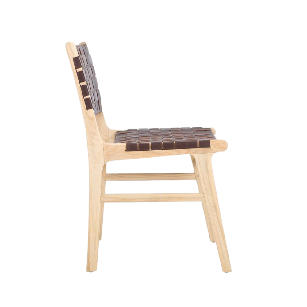 Lea Dining Chair in Cognac - Set of 2