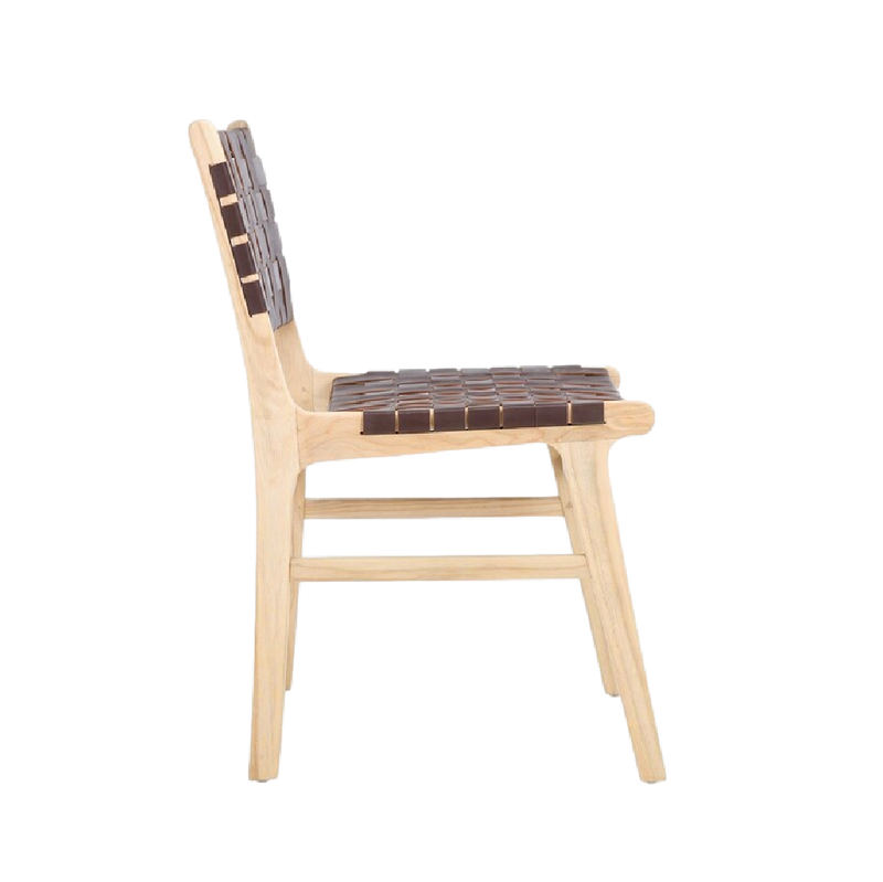 Lea Dining Chair in Cognac - Set of 2