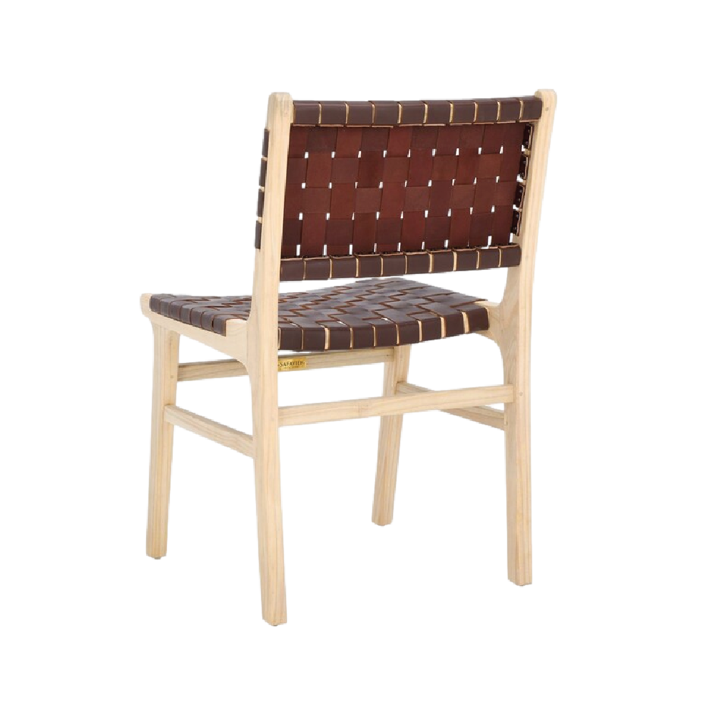 Lea Dining Chair in Cognac - Set of 2