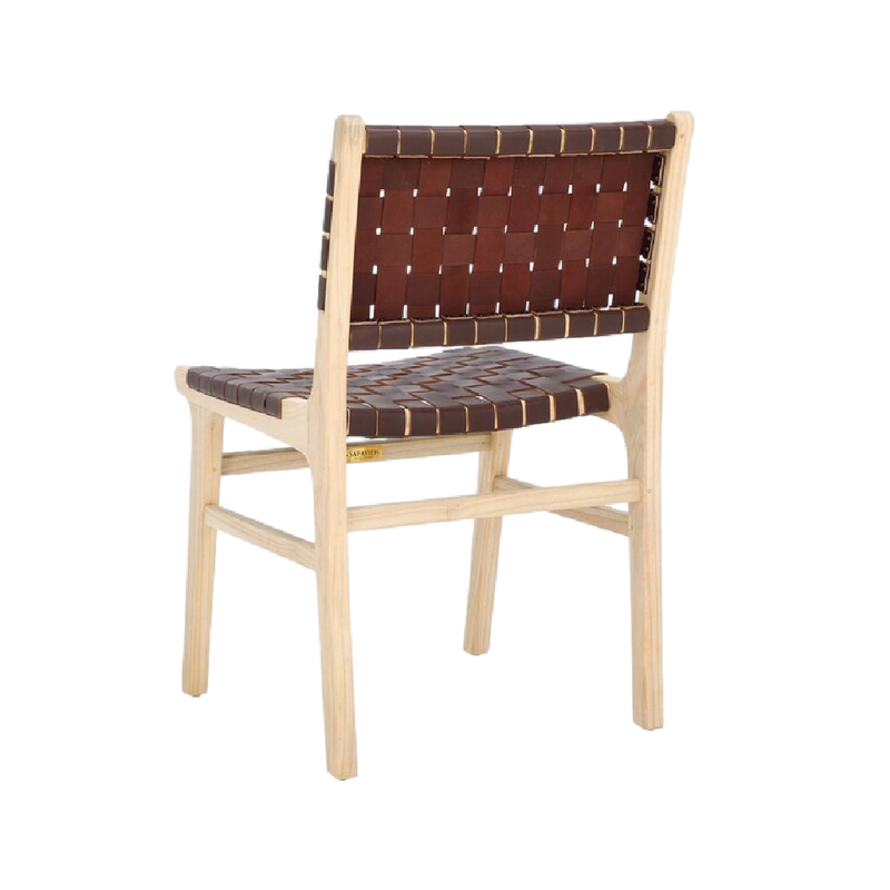 Lea Dining Chair in Cognac - Set of 2